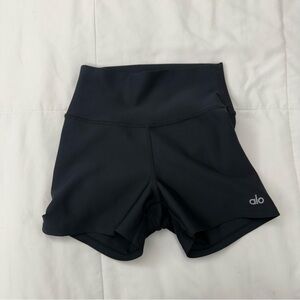 Alo black biker shorts xs
